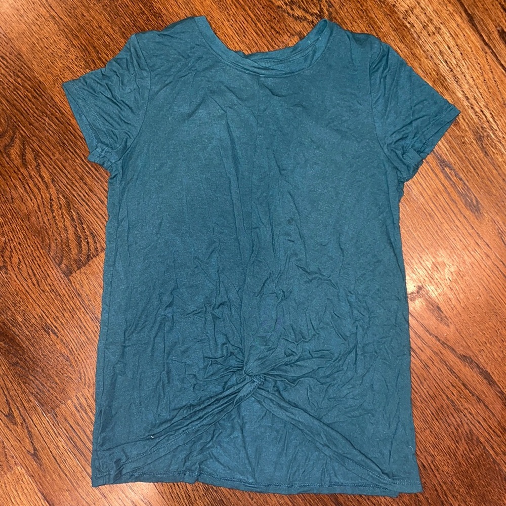 Art class flowy blue top
